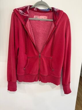 GAP Vintage Red Zip-Up Hoodie Jacket